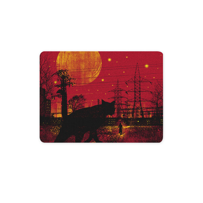 ماوس پد ترمه طراحان ایده مدل تنها در غروب کد cfp1103