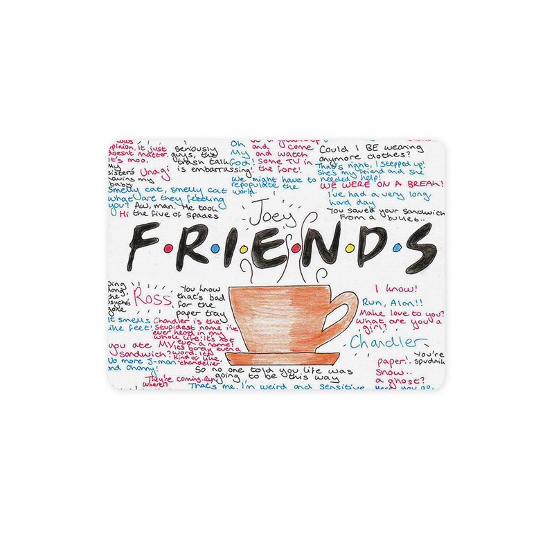 ماوس پد ترمه طراحان ایده مدل دست نوشته های فرندز کد cfp1215