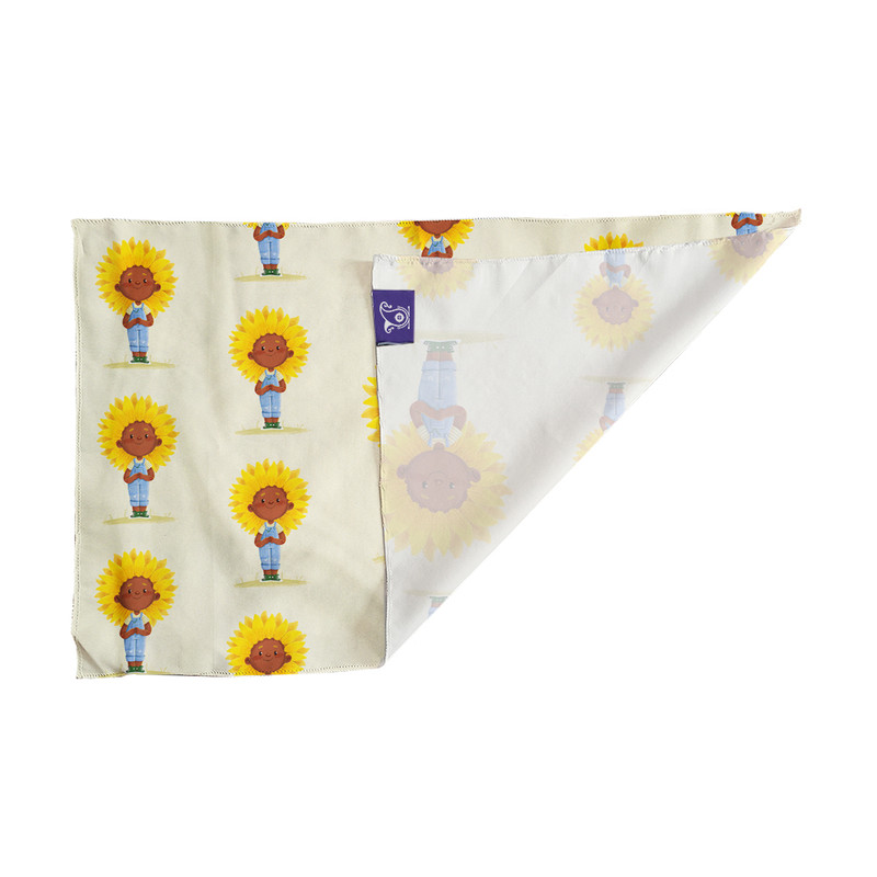 کاغذ کادو ترمه طراحان ایده مدل دختر آفتاب گردان کد cfp1586