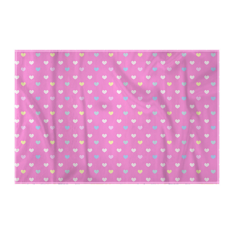 کاغذ کادو ترمه طراحان ایده مدل پترن قلب های رنگارنگ کد strm0131