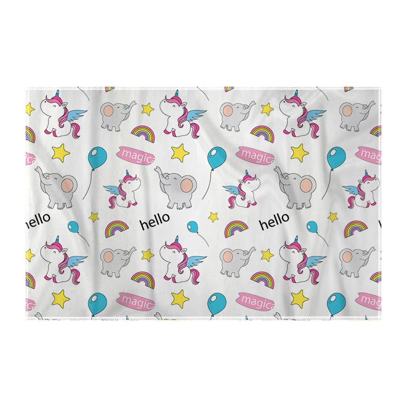 کاغذ کادو ترمه طراحان ایده مدل پترن اسب تک شاخ و فیل کد strm0150