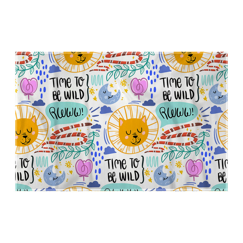 کاغذ کادو ترمه طراحان ایده مدل پترن ماه و خورشید فانتزی کد strm0153