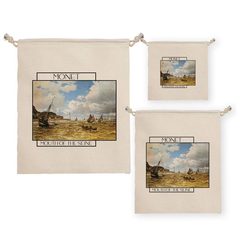 نظم دهنده ترمه طراحان ایده مدل کیسه بنددار دهانه رود سن از مونه کد art0171 بسته سه عددی