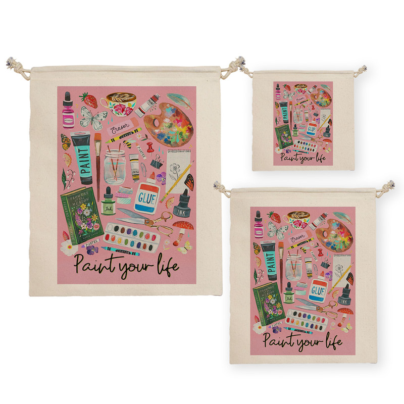 نظم دهنده ترمه طراحان ایده مدل کیسه بنددار بترن نقاشی کد job0037 بسته سه عددی