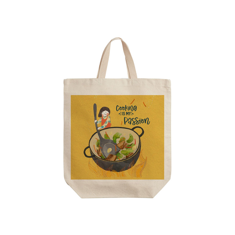 ساک خرید ترمه طراحان ایده مدل پترن اشپزی کد 0058 - S