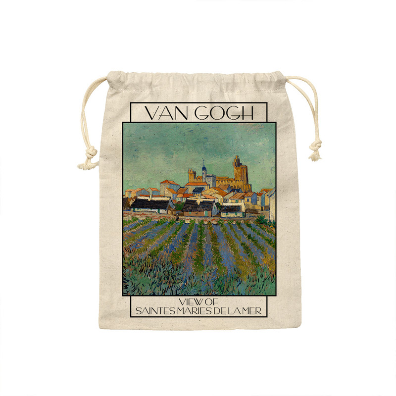 کیسه نان و سبزی ترمه طراحان ایده مدل نمایی از سن ماریه د لامر از ونگوگ کد art0008 - S