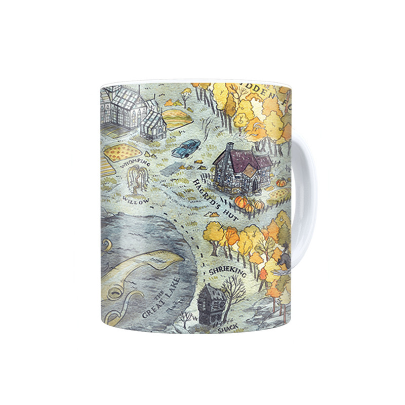 ماگ ترمه طراحان ایده مدل هری پاتر و نقشه ی مدرسه کد cfp1577