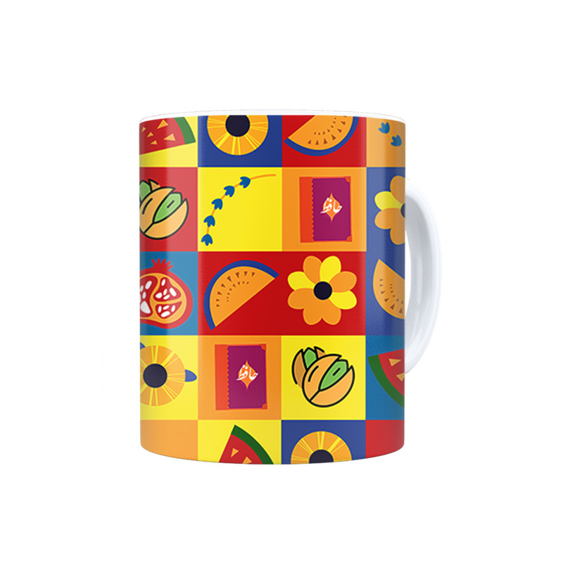 ماگ ترمه طراحان ایده مدل آجیل یلدا کد cfp2081