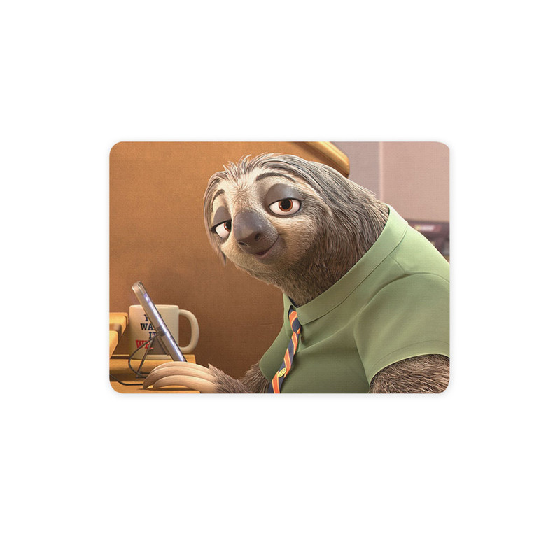 ماوس پد ترمه طراحان ایده مدل تنبل زوتوپیا کد cfp1388