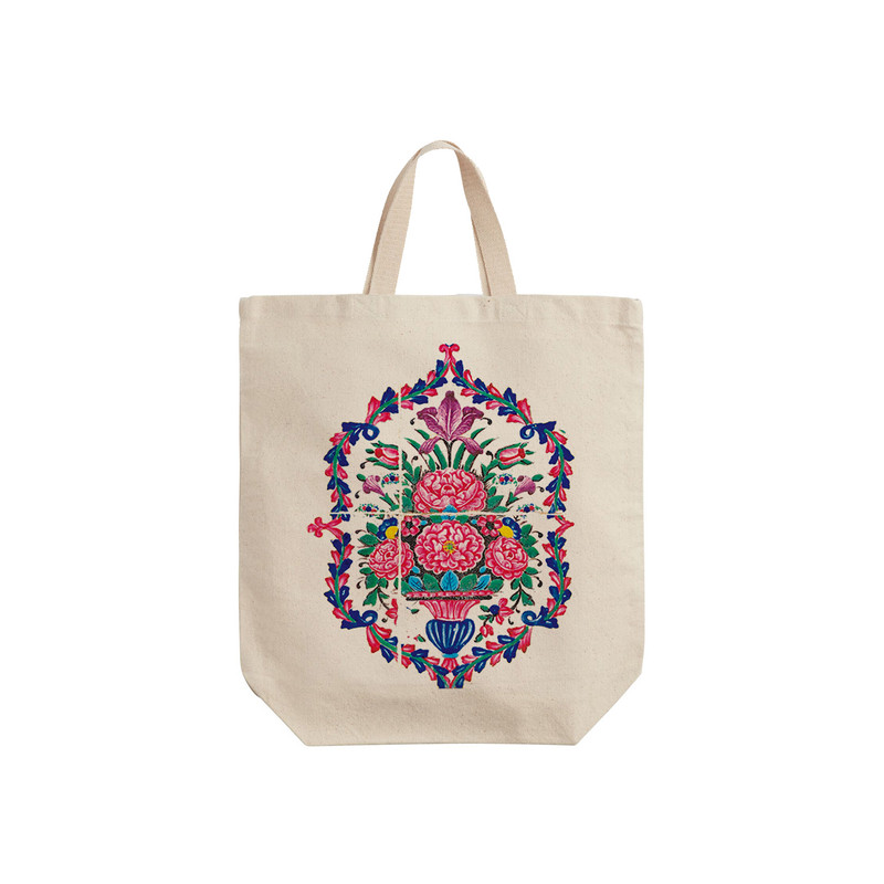 ساک خرید ترمه طراحان ایده مدل کاشی کد cfp1425 - S