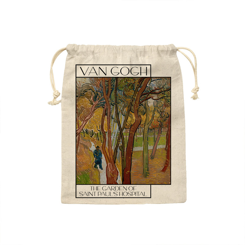 کیسه نان و سبزی ترمه طراحان ایده مدل باغ بیماریتان سن پائول از ونگوگ کد art0014 - S