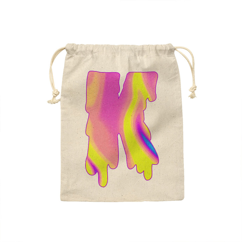 نظم دهنده ترمه طراحان ایده مدل حرف K هولوگرامی کد cfp2987 - L