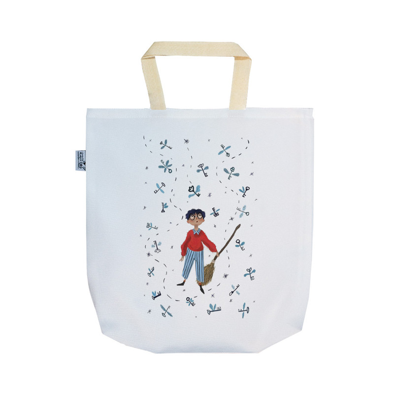 ساک خرید ترمه طراحان ایده مدل هری پاتر کارتونی کد strm1118 - SS