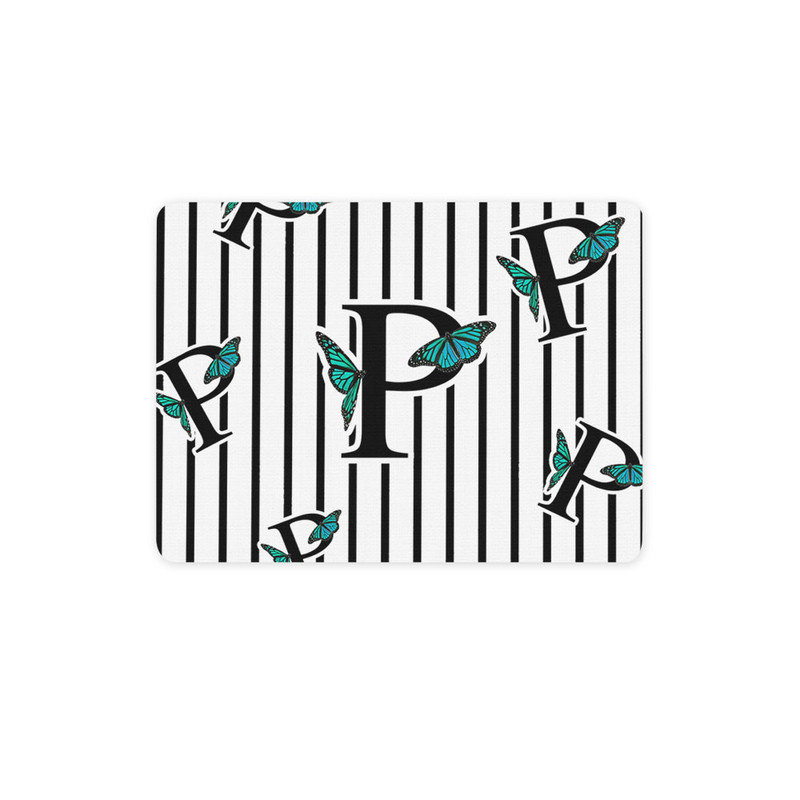 ماوس پد ترمه طراحان ایده مدل حرف P پروانه ای کد cfp3018