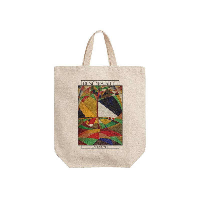 ساک خرید ترمه طراحان ایده مدل منظره از ماگریت کد art0388 - S