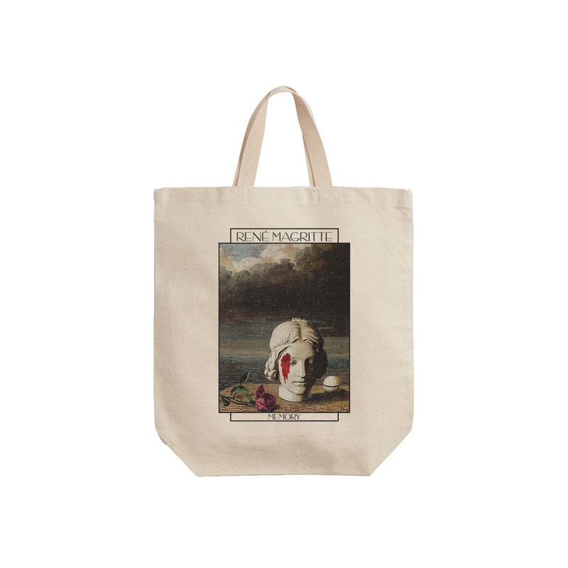 ساک خرید ترمه طراحان ایده مدل خاطره از ماگریت کد art0397 - S