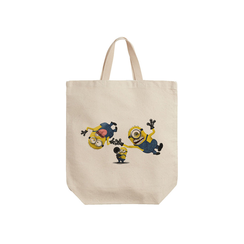 ساک خرید ترمه طراحان ایده مدل شلیک مینیونی کد cfp1131 - S