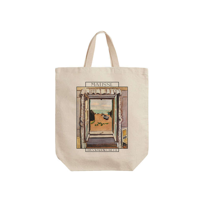 ساک خرید ترمه طراحان ایده مدل پنجره ی باز از ماتیس کد art0633 - S