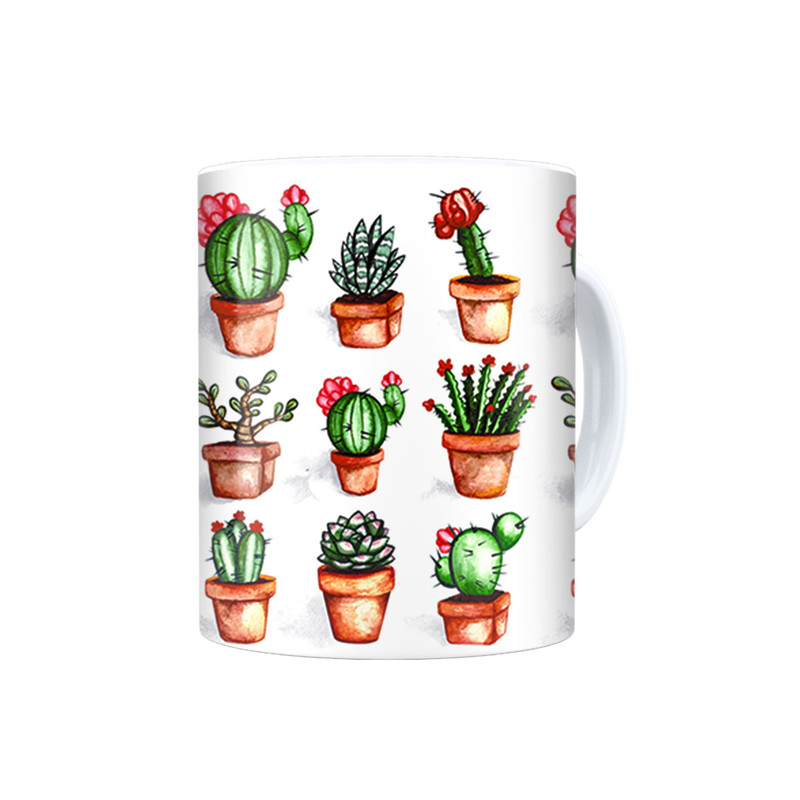 ماگ ترمه طراحان ایده مدل کاکتوس و جوجه تیغی کد cfp1529