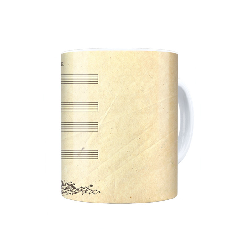 ماگ ترمه طراحان ایده مدل نت موسیقی  کد cfp1533