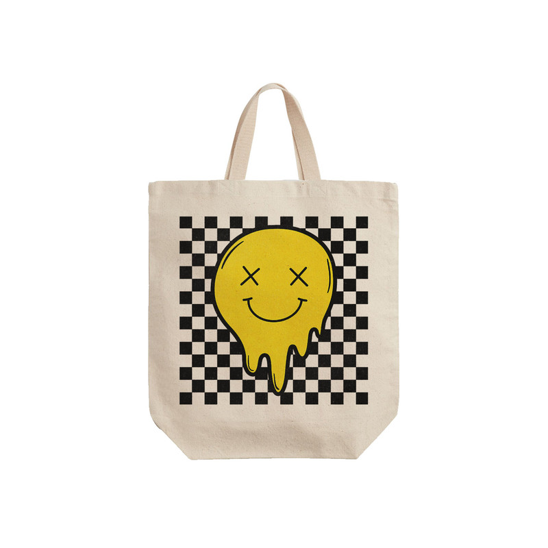 ساک خرید ترمه طراحان ایده مدل اموجی ذوب شده کد cfp2106 - S