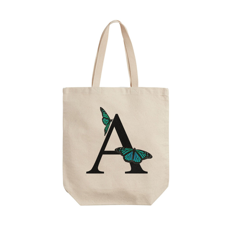 ساک خرید ترمه طراحان ایده مدل حرف A پروانه ای کد cfp3003 - L