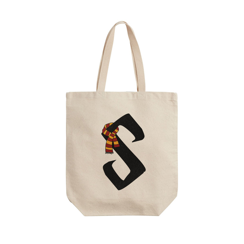 ساک خرید ترمه طراحان ایده مدل حرف S هری پاتر کد cfp3048 - L