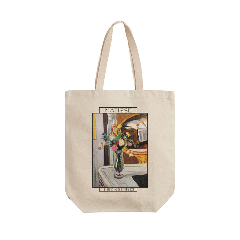 ساک خرید ترمه طراحان ایده مدل تخت در آینه از ماتیس کد art0668 - L