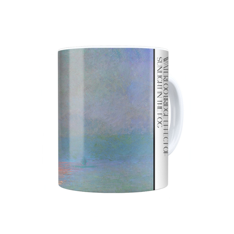 ماگ ترمه طراحان ایده مدل پل واترلو، اثر نور خورشید در مه از مونه کد art0190