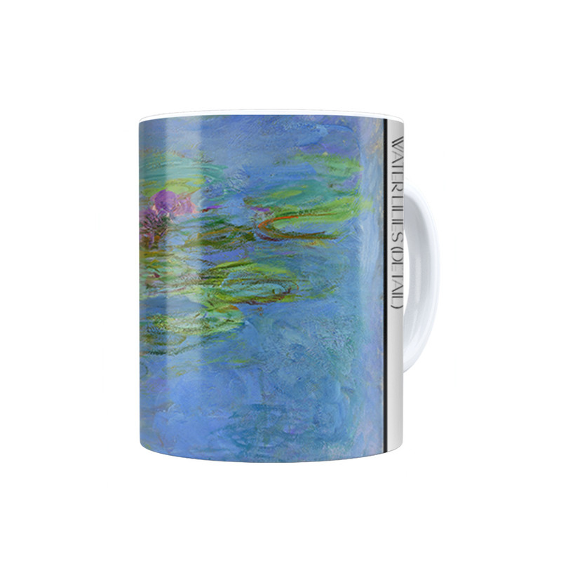 ماگ ترمه طراحان ایده مدل نیلوفر های آبی از مونه کد art0191