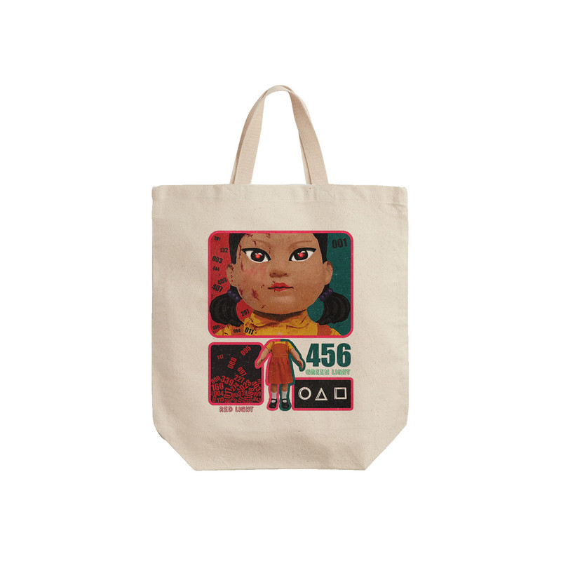 ساک خرید ترمه طراحان ایده مدل سریال اسکویید گیم کد cfp3089 - S