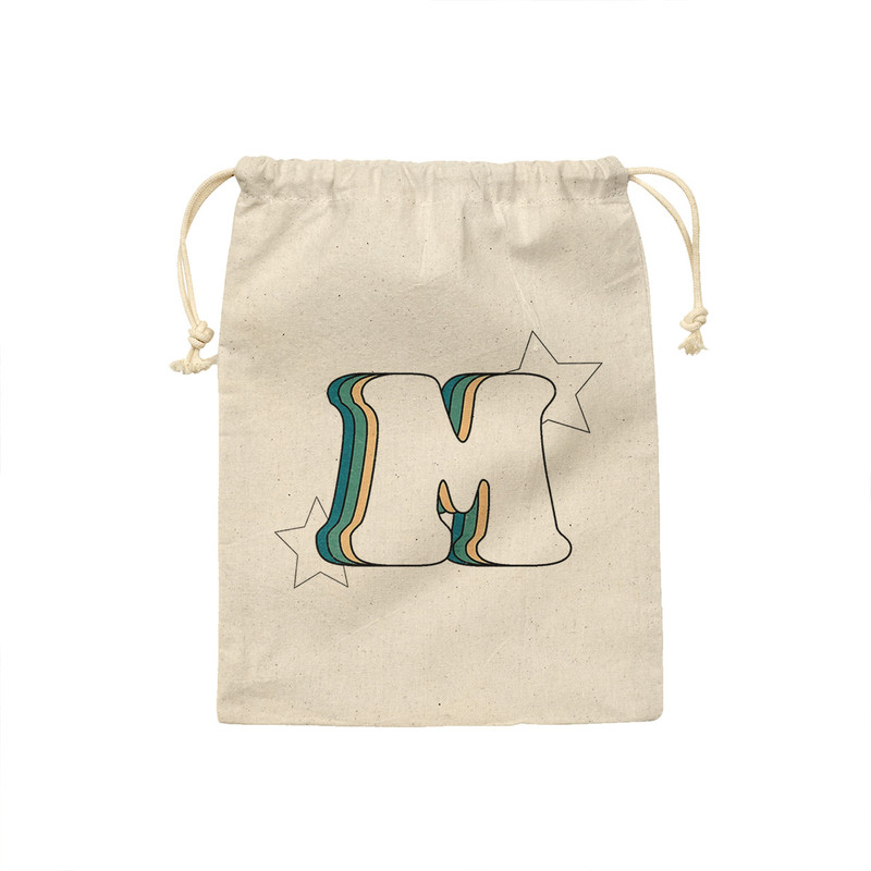 کیسه نان و سبزی ترمه طراحان ایده مدل حرف M رترو کد cfp2937 - M