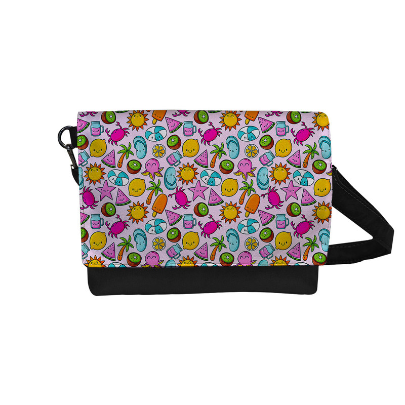 کیف رودوشی زنانه ترمه طراحان ایده مدل آفتاب و بستنی کد strm0216