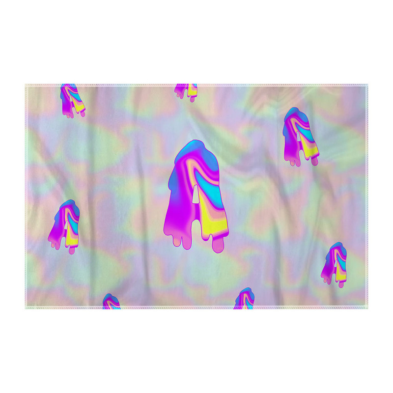 کاغذ کادو ترمه طراحان ایده مدل حرف A هولوگرامی کد cfp2977