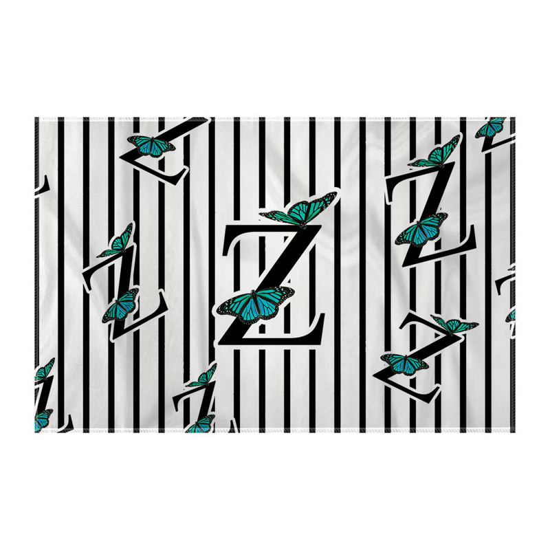 کاغذ کادو ترمه طراحان ایده مدل حرف Z پروانه ای کد cfp3029