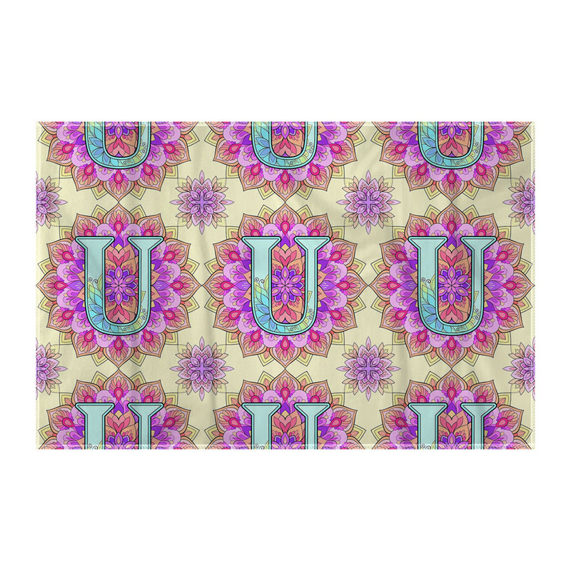 کاغذ کادو ترمه طراحان ایده مدل حرف U ماندالا کد cfp2971