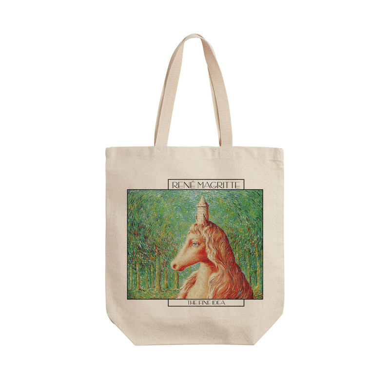 ساک خرید ترمه طراحان ایده مدل ایده خوب از ماگریت کد art0460 - L