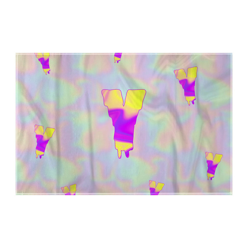 کاغذ کادو ترمه طراحان ایده مدل حرف Y هولوگرامی کد cfp3001