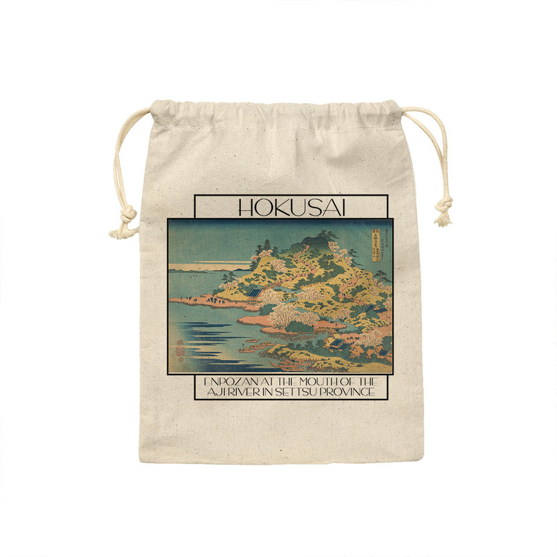 کیسه نان و سبزی ترمه طراحان ایده مدل دهانه رودخانه آجی در استان ستسو از هوکوسای کد art0262 - S