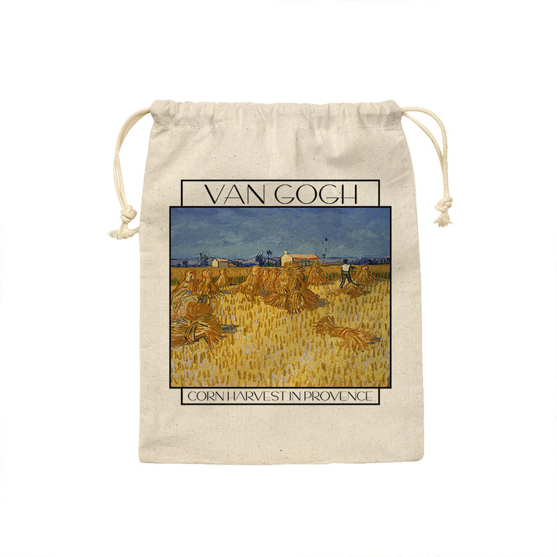 نظم دهنده ترمه طراحان ایده مدل کیسه بنددار خرمن ذرت در پروانس از ونگوگ کد art0038 - L