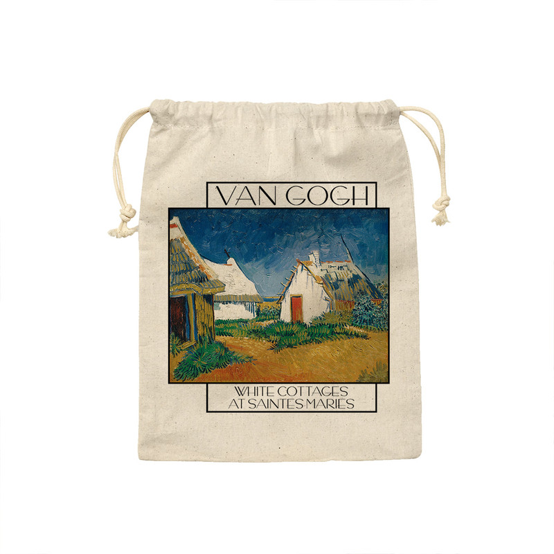 نظم دهنده ترمه طراحان ایده مدل کیسه بنددار کلبه سفید در سن ماریه از ونگوگ کد art0044 - L