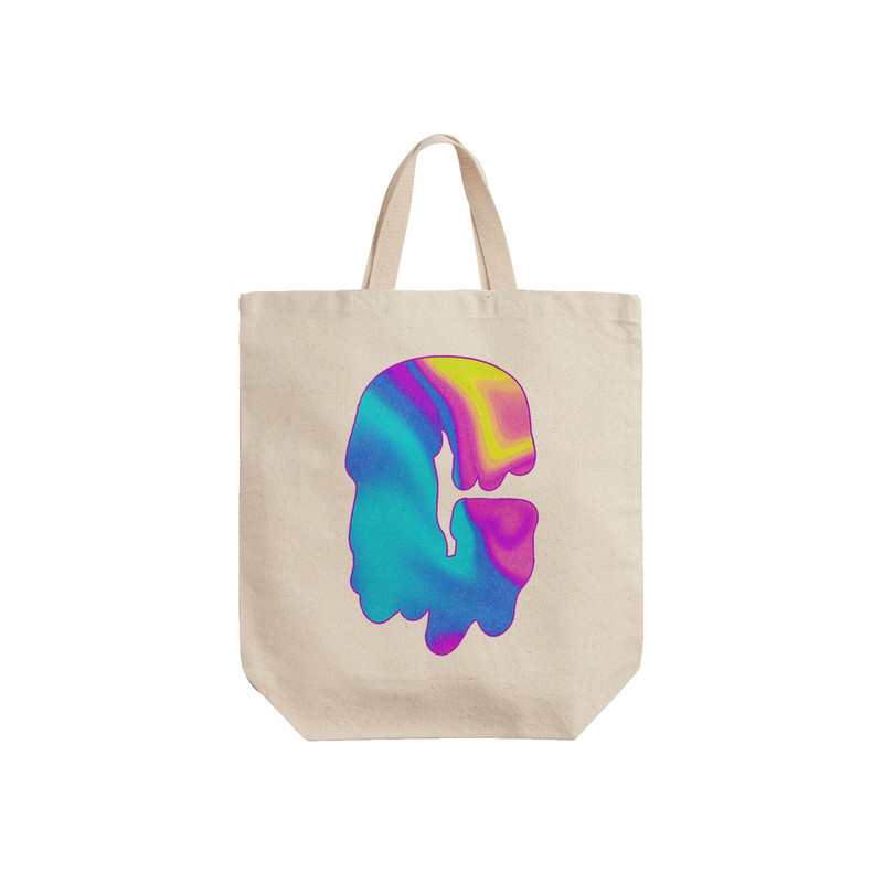 ساک خرید ترمه طراحان ایده مدل حرف C هولوگرامی کد cfp2979 - S