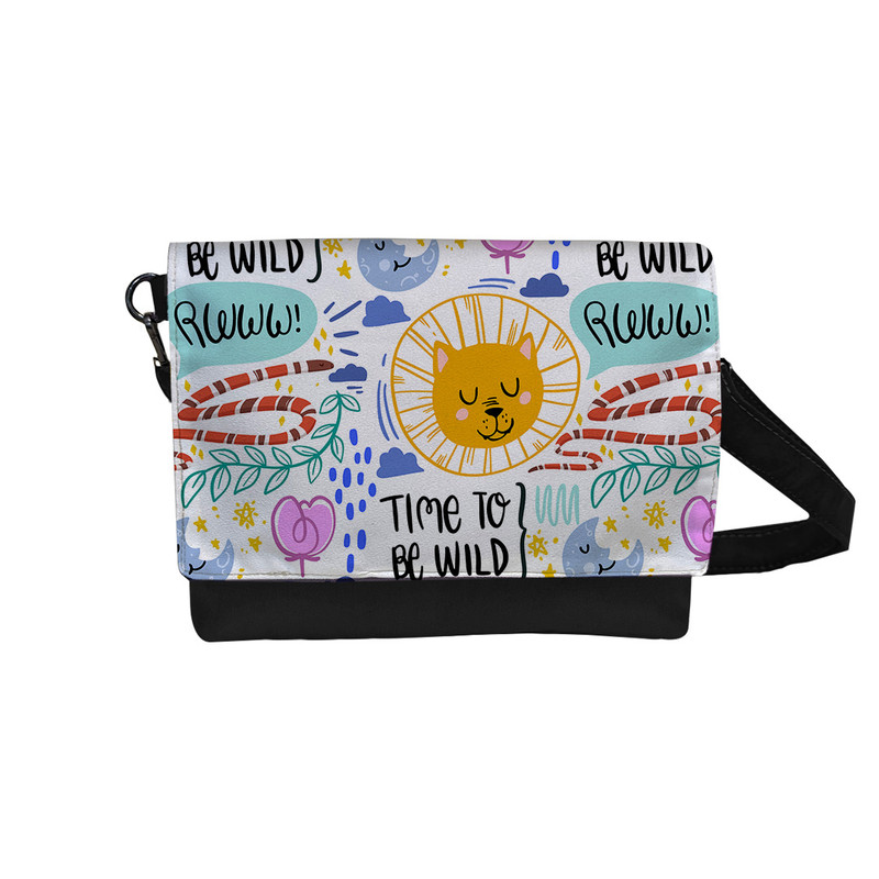 کیف رودوشی زنانه ترمه طراحان ایده مدل پترن ماه و خورشید فانتزی کد strm0153