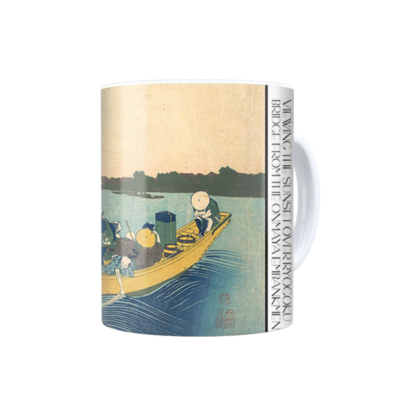 ماگ ترمه طراحان ایده مدل نمای غروب آفتاب از پل ریوگوکو از هوکوسای کد art0248