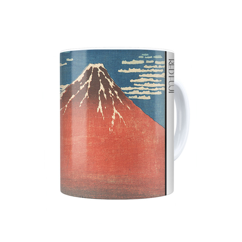 ماگ ترمه طراحان ایده مدل فوجی قرمز از هوکوسای کد art0256