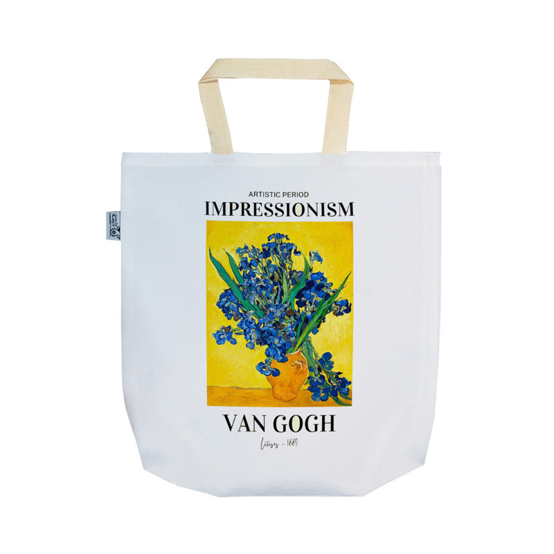 ساک خرید ترمه طراحان ایده مدل پترن ون گوگ کد strm01039 - SS