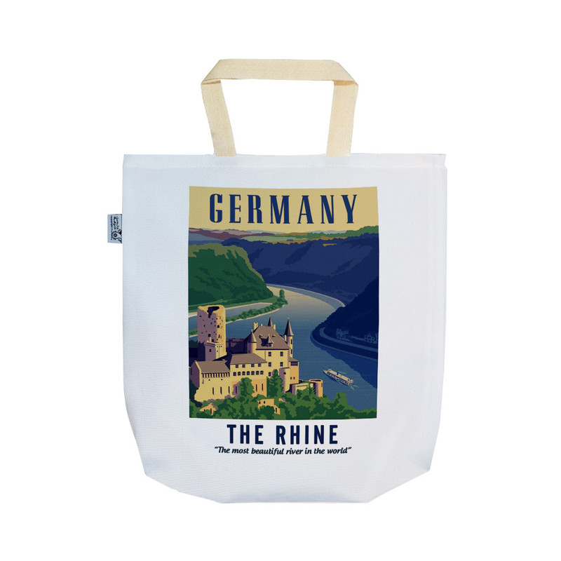 ساک خرید ترمه طراحان ایده مدل رودخانه راین، آلمان کد strm0677 - SS