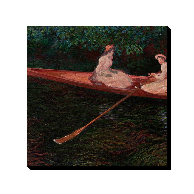 تابلو ترمه طراحان ایده طرح قایقرانی در رود اپت از مونه کد art0208