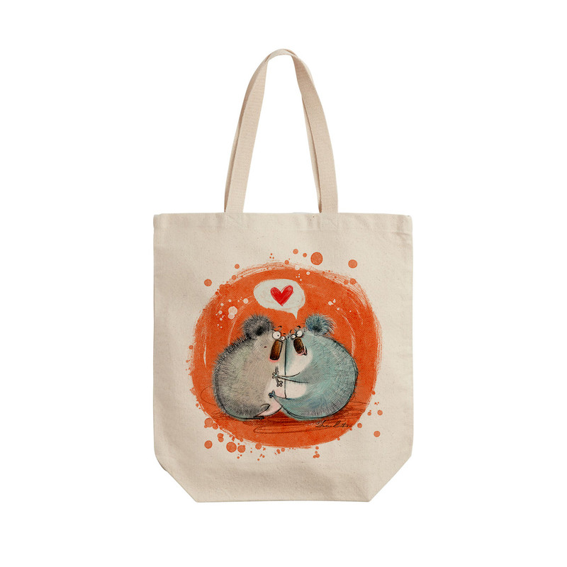 ساک خرید ترمه طراحان ایده مدل کوالا های عاشق کد cfp1507 - L