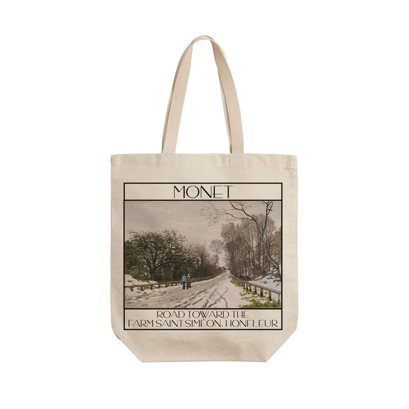 ساک خرید ترمه طراحان ایده مدل جاده ای به سمت مزرعه سنت سیمون از مونه کد art0223 - L